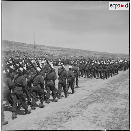 Fête du 1er régiment de tirailleurs algériens (RTA) à Boghari. [Description en cours]