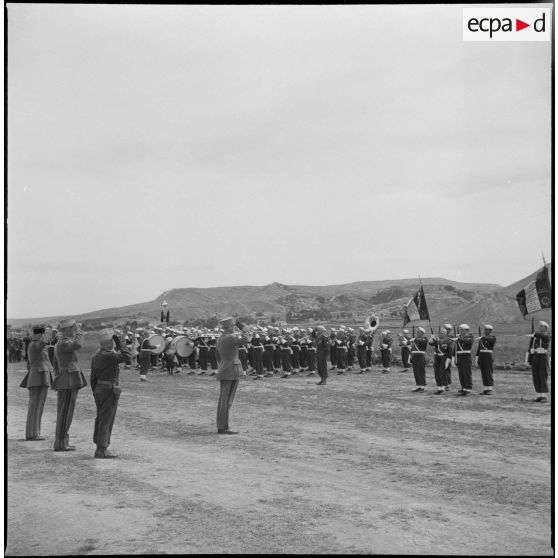 Fête du 1er régiment de tirailleurs algériens (RTA) à Boghari. [Description en cours]
