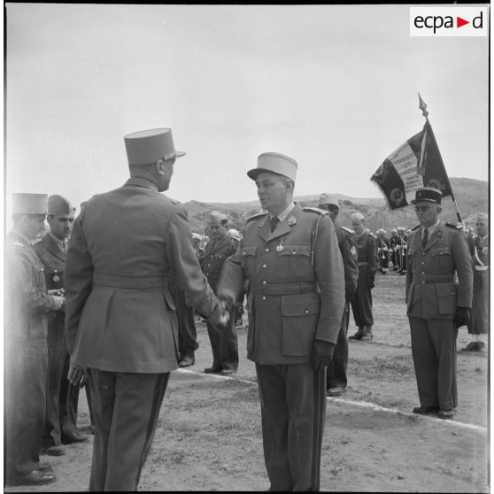 Fête du 1er régiment de tirailleurs algériens (RTA) à Boghari. [Description en cours]
