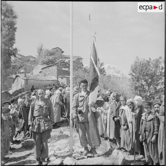 Fête de l'Aïd El-Seghir dans le village de Zaknoun. [Description en cours]