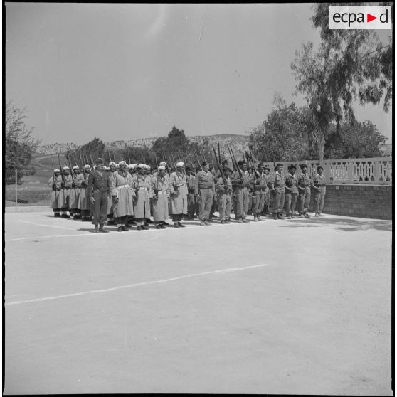 Troupes en ordre serrés. [Description en cours]