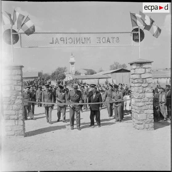 Inauguration du stade de Montcalm. [Description en cours].