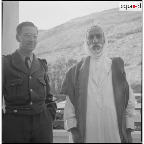 [La demi-brigade de fusiliers marins (DBFM) à Nemours]. [Description en cours]
