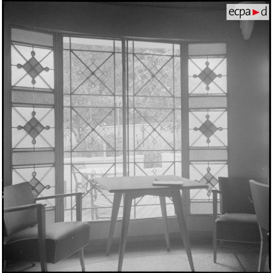 [La demi-brigade de fusiliers marins (DBFM) à Nemours]. [Description en cours]