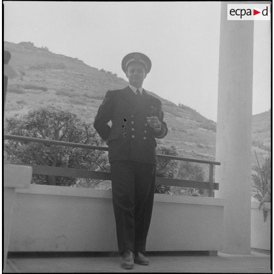 [La demi-brigade de fusiliers marins (DBFM) à Nemours]. [Description en cours]