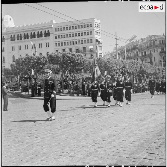 Commémoration du 8 mai 1945 à Alger. [Description en cours]