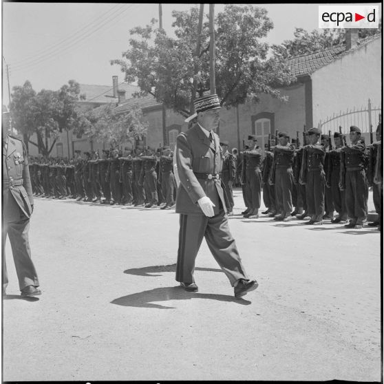 [Fête de Jeanne d'Arc et 2ème anniversaire de la 13ème division d'infanterie (DI) à Telagh]. [Description en cours]