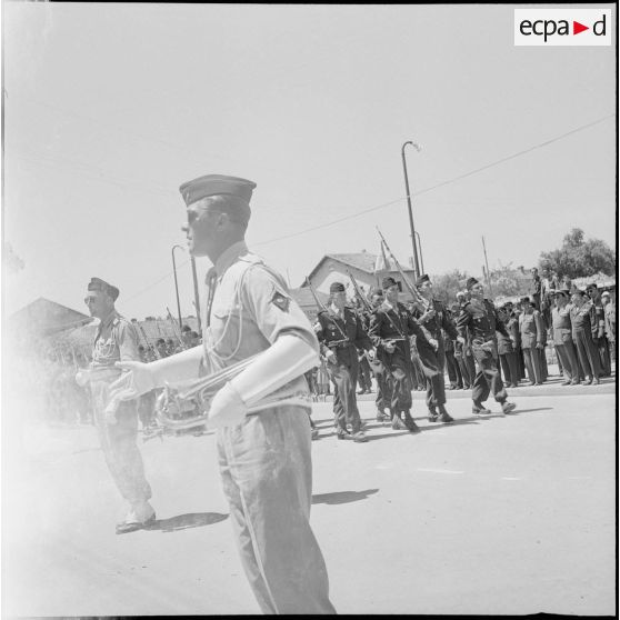 [Fête de Jeanne d'Arc et 2ème anniversaire de la 13ème division d'infanterie (DI) à Telagh]. [Description en cours]