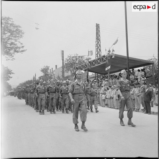 [Fête de Jeanne d'Arc et 2ème anniversaire de la 13ème division d'infanterie (DI) à Telagh]. [Description en cours]