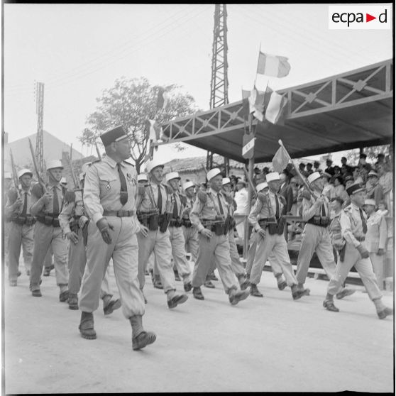 [Fête de Jeanne d'Arc et 2ème anniversaire de la 13ème division d'infanterie (DI) à Telagh]. [Description en cours]