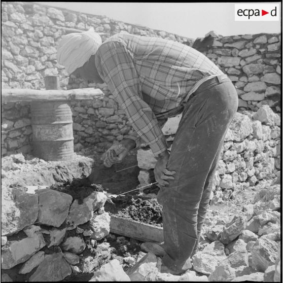 Le centre de regroupement de Boulet. [Description en cours]<br>