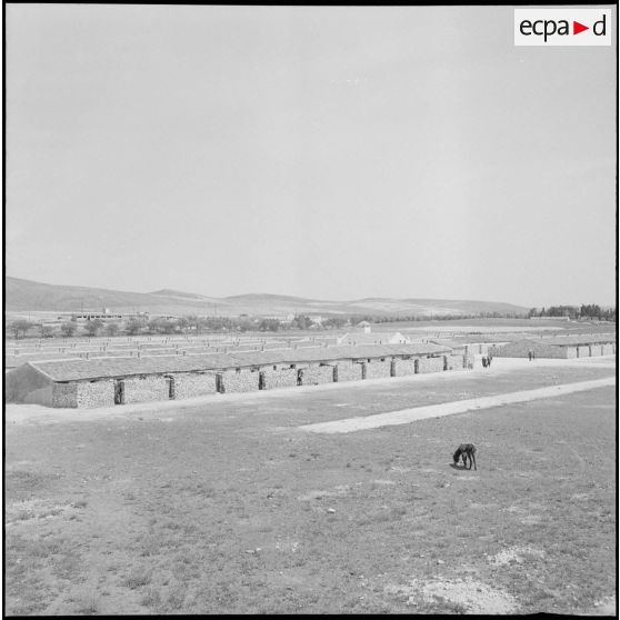 Le centre de regroupement de Boulet. [Description en cours]<br>