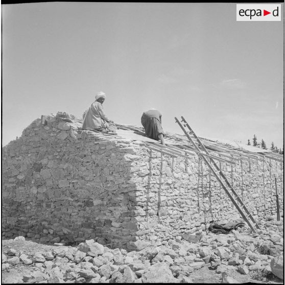 Le centre de regroupement de Boulet. [Description en cours]<br>
