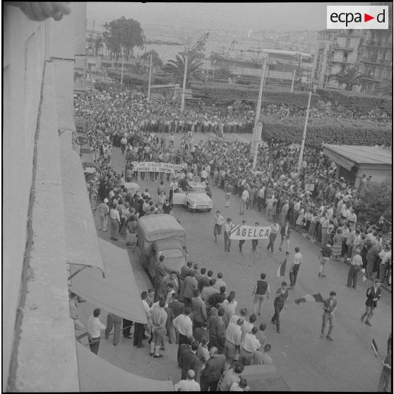 Manifestation à Alger. [Description en cours]
