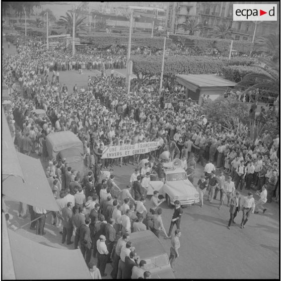 Manifestation à Alger. [Description en cours]