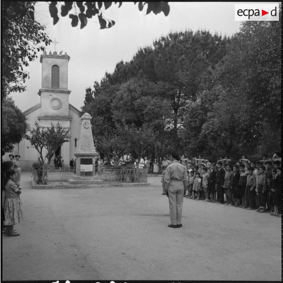 Hommage aux appelés exécutés en Tunisie. [Description en cours]