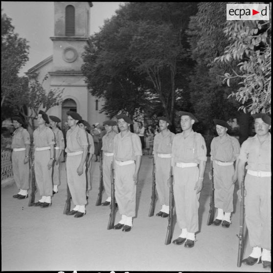 Hommage aux appelés exécutés en Tunisie. [Description en cours]