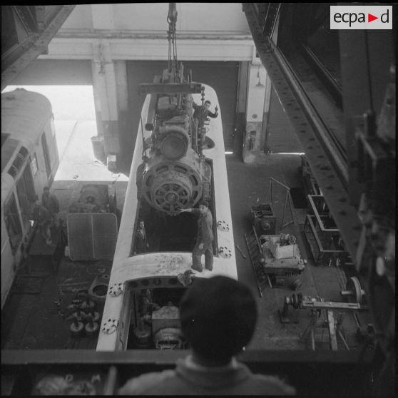 Activité quotidienne de l’Office des Chemins de Fer Algériens (CFA). [Description en cours]