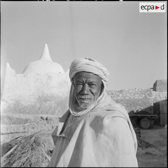 Ouargla. Portrait d'un homme.