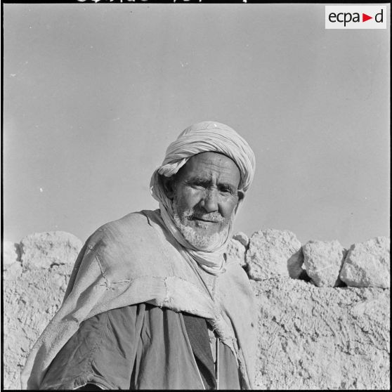 Ouargla. Portrait d'un homme.