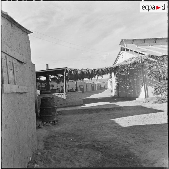 Abadla. Poste tenue par la Compagnie d'Appui du 35e régiment d'infanterie (RI).