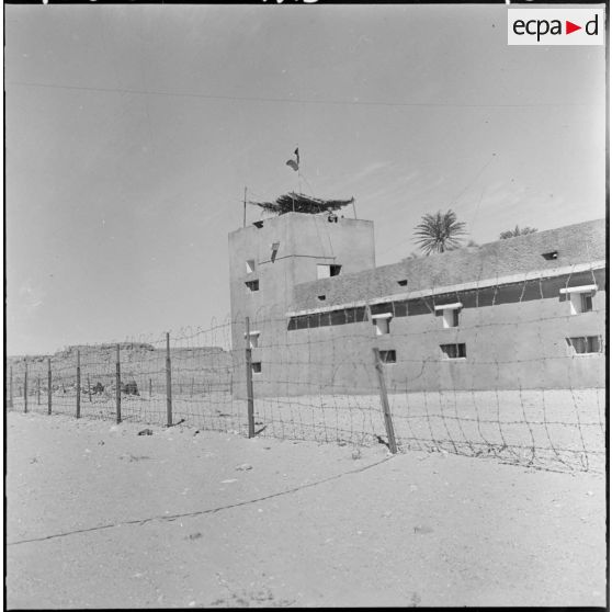 Abadla. Poste isolé tenu par une section du 35e régiment d'infanterie (RI).