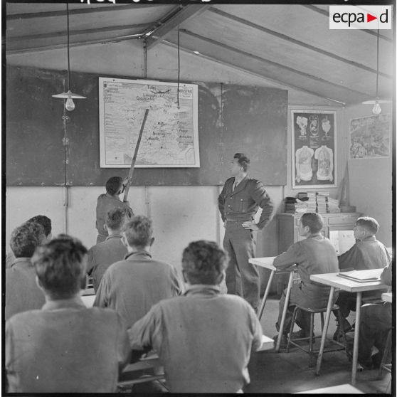 Salle de classe à Terny.