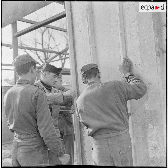 Travaux techniques au Centre de formation de la Jeunesse algérienne (CFJA) de Terny.