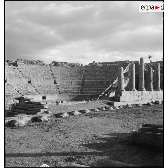 Timgad. Ruines romaines.
