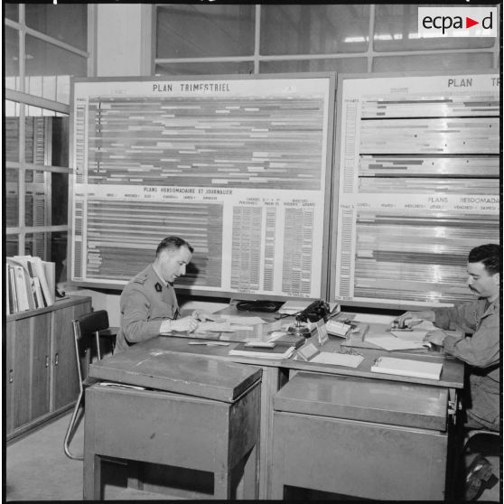 Entrepôts et ateliers de la gestion des subsistances militaires. Bureau.