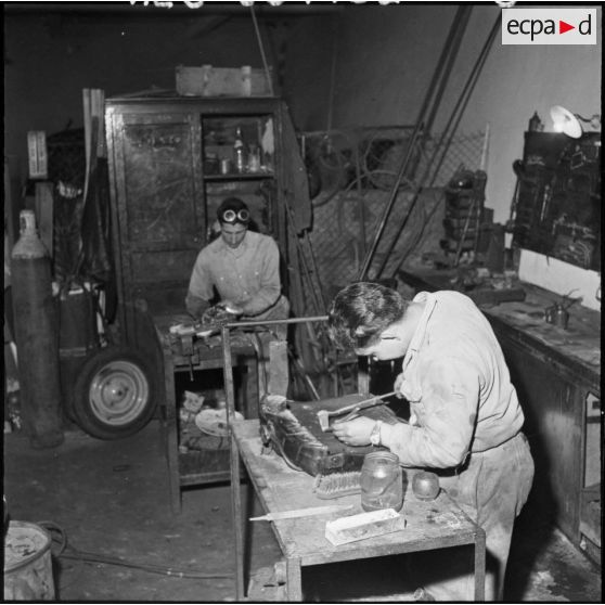 Chenil de la gendarmerie de Beni Messous. Atelier.