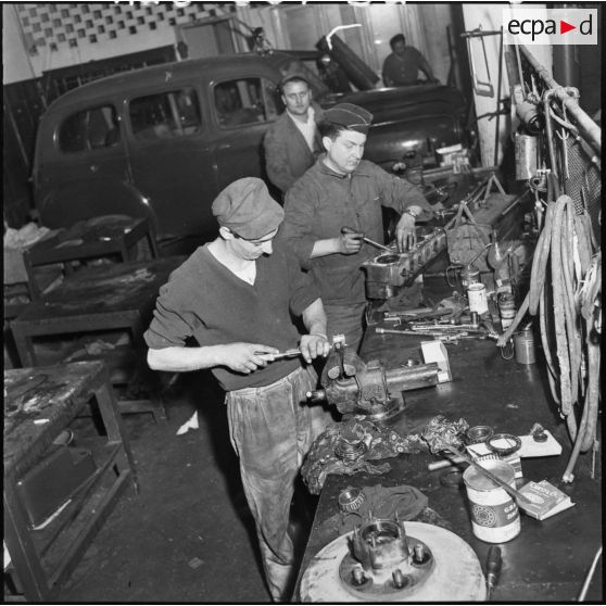 Chenil de la gendarmerie de Beni Messous. Atelier.