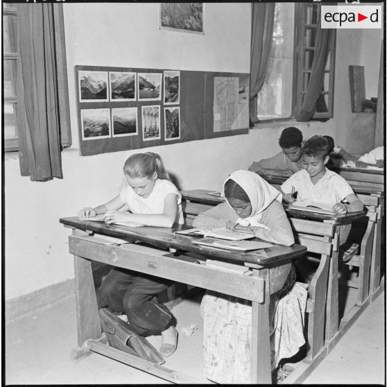 Ecole de Tamanrasset. "Européens et touaregs se côtoient fraternellement".