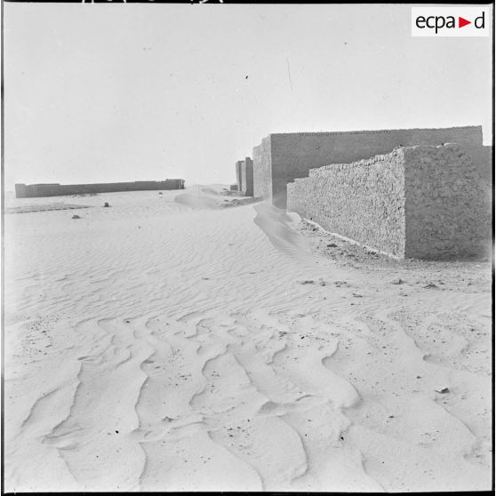 Ensablement de la ville d'In Salah.