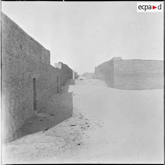 Ensablement de la ville d'In Salah.