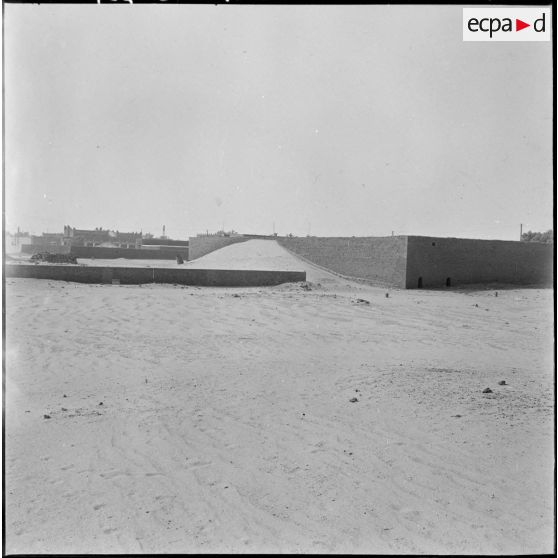 Ensablement de la ville d'In Salah.