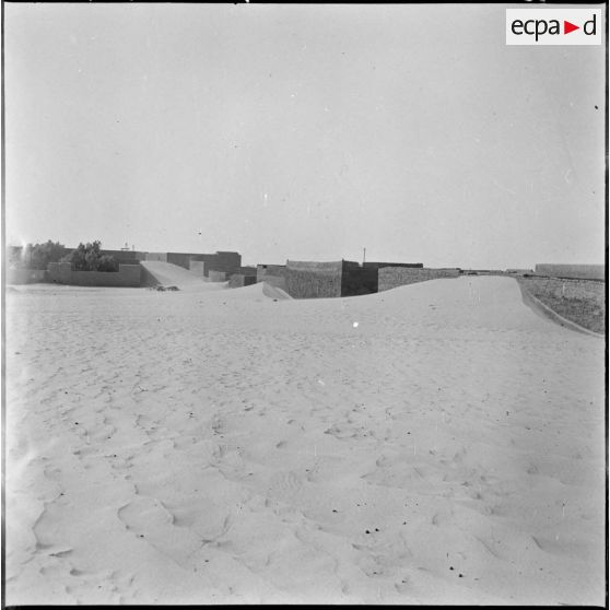 Ensablement de la ville d'In Salah.