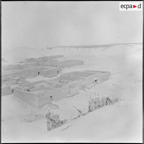 Ensablement de la ville d'In Salah.