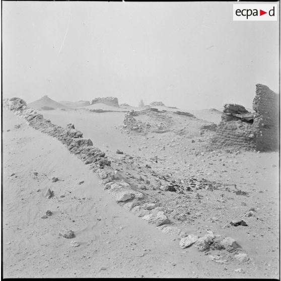 Ensablement de la ville d'In Salah.