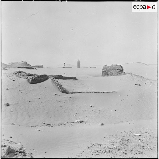 Ensablement de la ville d'In Salah.