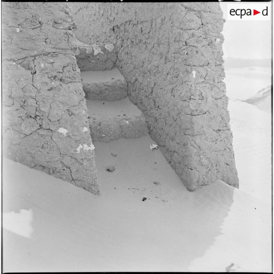 Ensablement de la ville d'In Salah.