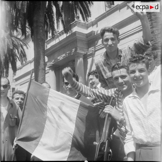 Visite d’une délégation du Comité de salut public d'Algérie en Corse. [Description en cours]