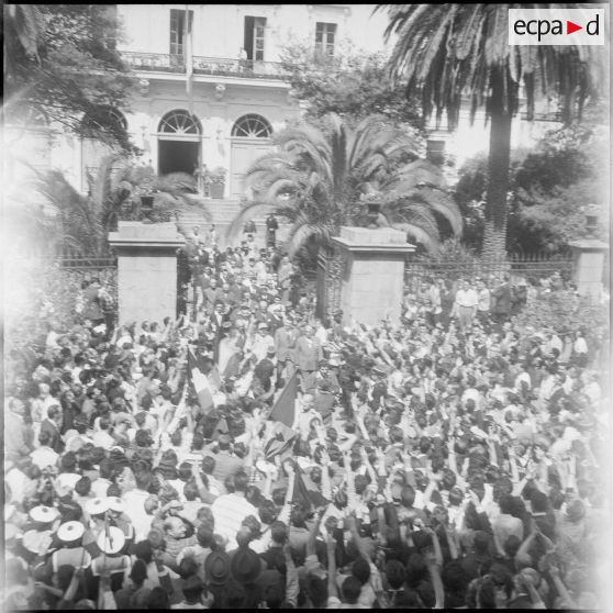 Visite d’une délégation du Comité de salut public d'Algérie en Corse. [Description en cours]
