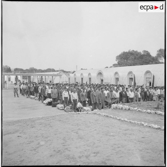 Libération de détenus du camp de Ben Aknoun. [Description en cours]