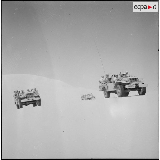 La 1re compagnie saharienne d'infanterie (CSI) de Béni-Abbès. [Description en cours]