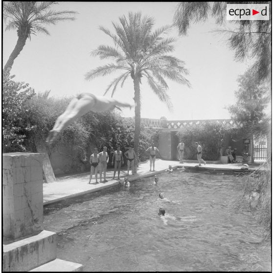 La 1re compagnie saharienne d'infanterie (CSI) de Béni-Abbès. [Description en cours]