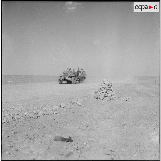 La 1re compagnie saharienne d'infanterie (CSI) de Béni-Abbès. [Description en cours]