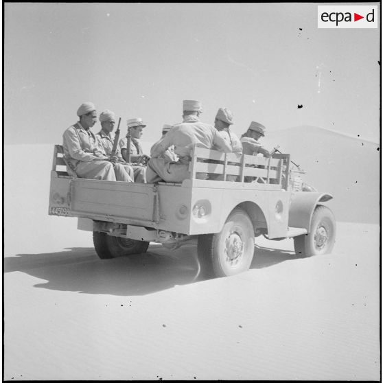 La 1re compagnie saharienne d'infanterie (CSI) de Béni-Abbès. [Description en cours]
