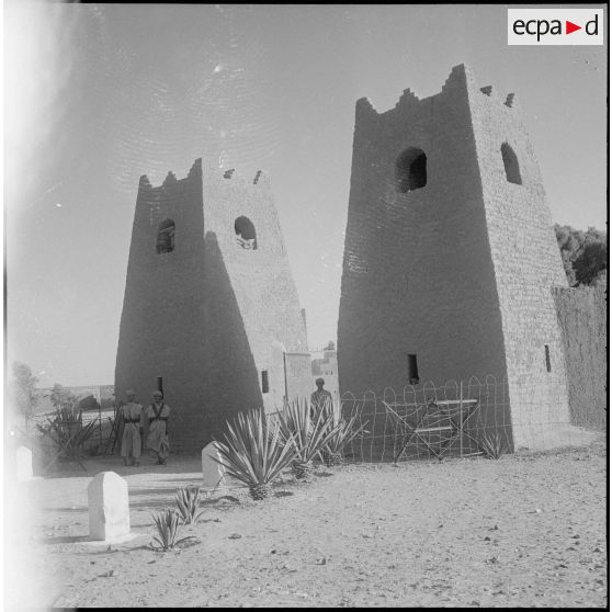 La 1re compagnie saharienne d'infanterie (CSI) de Béni-Abbès. [Description en cours]