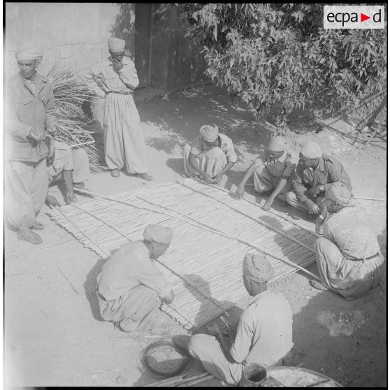 La 1re compagnie saharienne d'infanterie (CSI) de Béni-Abbès. [Description en cours]